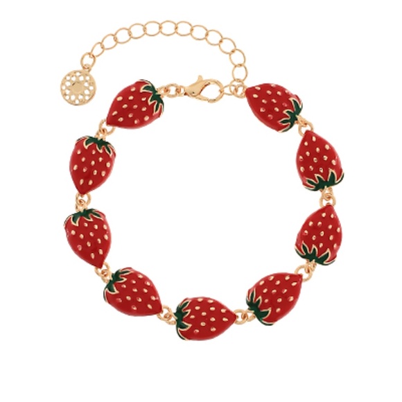 Strawberry Linked Bracelet